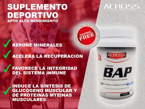 Suplemento Anticatabólico Recuperador Muscular Post Entreno