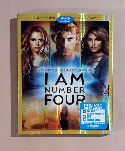Soy El Número Cuatro - Ed Limit 3 Dis Blu-ray + Dvd Original