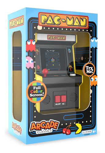 Mini Juego De Arcade Retro Pac-man 4 Colores Gran