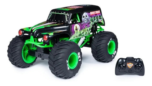 Imagen 7 de 9 de Spin Master Monster Jam Freestyle Force - 1:24 - Verde oscuro - Grave Digger