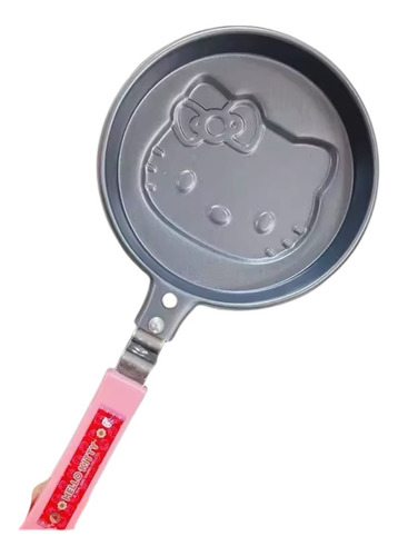 Mini Panquequera De Teflon De Hello Kitty Rosa