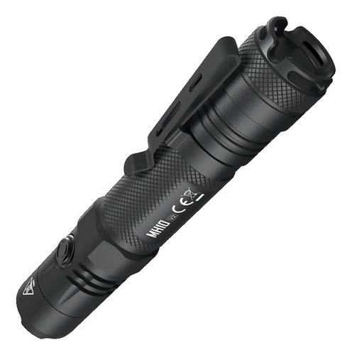 Linterna De Mano Tactica Nitecore Mh10 V2 1200 Lumens Color de la linterna Negro Color de la luz Blanca