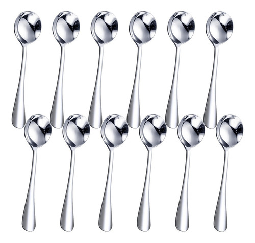 12 Cucharas De Café, Mini Cucharas Café De Acero Inoxidable