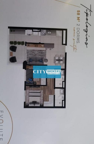 Imagem 8 de 9 de Apartamento Com 2 Dormitórios À Venda, 58 M² Por R$ 417.000,00 - Penha De França - São Paulo/sp - Sp8
