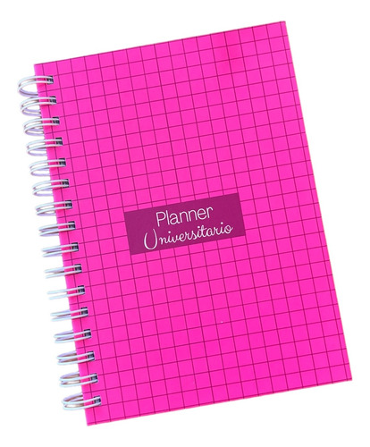 Agenda / Planner Universitario Para Un Año Completo Fucsia