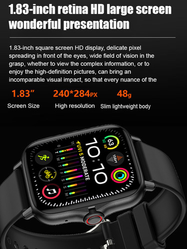 Pulsera Inteligente Con Pantalla Grande De Alta Precisión