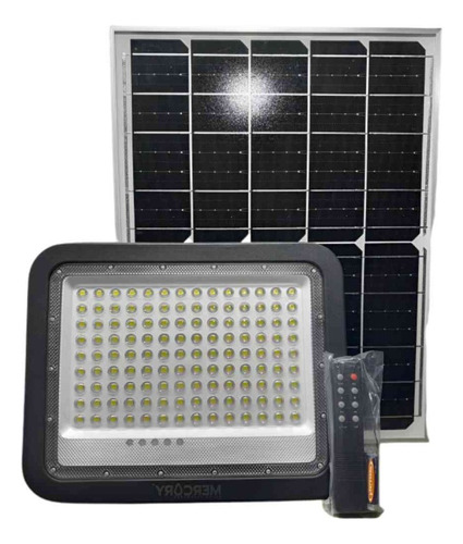 Reflector Led Solar 200w Luz Blanca Con Control  