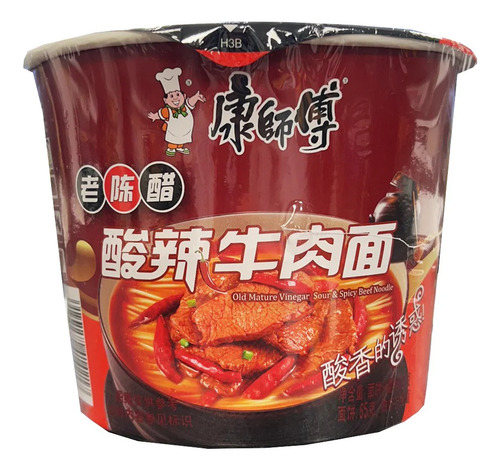 Fideo Instantáneo 108 Gr Sabor Carne Picante Origen: China