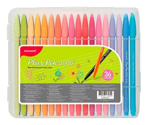 Set Monami Plus Pen 3000 36 Colores 