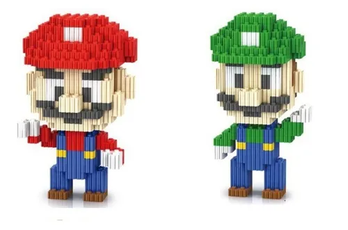Bloques Construcci n Mario Luigi De Super Mario Bros Mini