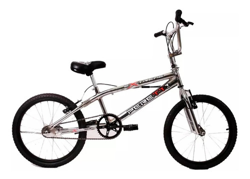  Bicicleta Bmx Rodado 20 Peretti Extreme Freestyle Con Rotor - Giro 360 Reforzada Trucos Nenes Nenas Cromada - Tsr