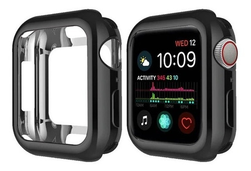 Case Capa Protetora Bumper App Watch Silicone +película E092