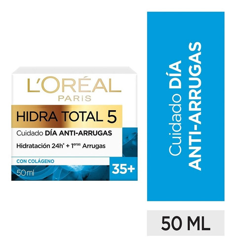 L'oréal Paris Crema De Día Anti-arrugas+35 Hidra-total5 50ml