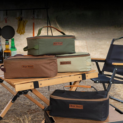 Camping Gas Organizador De Vajilla Organizador De Marrón