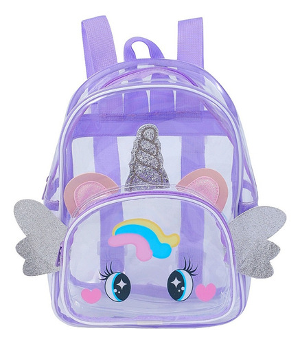 Mochila Unicorn For Children, Niña, Child, Transparent, L