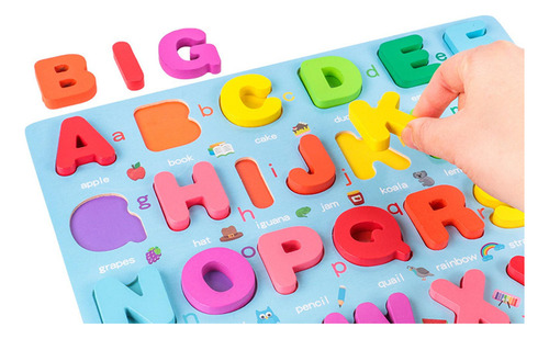 - Crianças Crianças Alfabeto Digital Jigsaw Maiúsculas