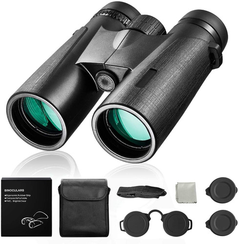 Binocular Lavcus, 12x42/negro/impermeables