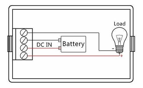 Imagen 3 de 7 de Drok Multímetro Digital Dc 6.5-100v 20a Amperaje De Voltaje