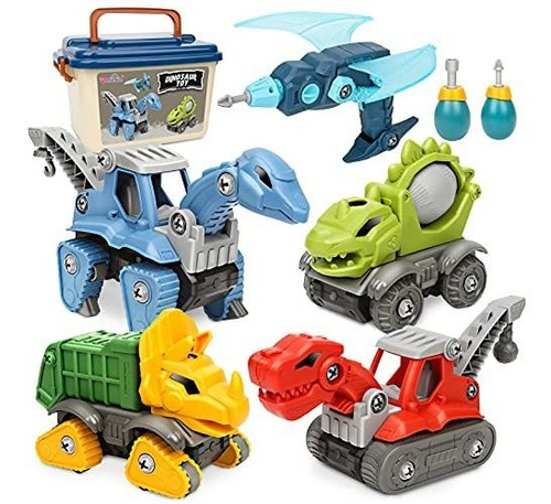Take Apart Construction Toys Juego De Camiones Transfor...