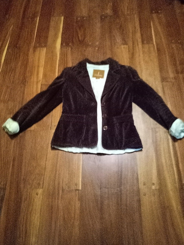 Blazer Saco Gamuza Akiabara T S Marrón Chaqueta 