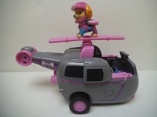 Imagen 7 de 7 de Perro Skye Con Vehiculo Transformable Paw Patrol Spin Master