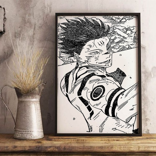 Cuadros De Madera Grabado De Jujutsu Kaisen