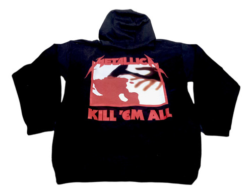 Metallica Kill Em All Poleron Talla M Blackside