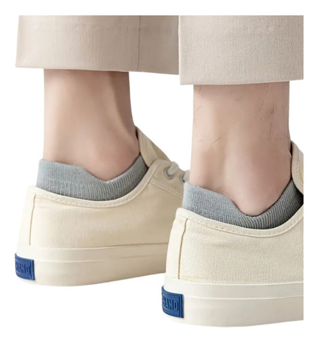 Calcetines Deportivos Algodón Unisex Con Lengüeta 10 Pares