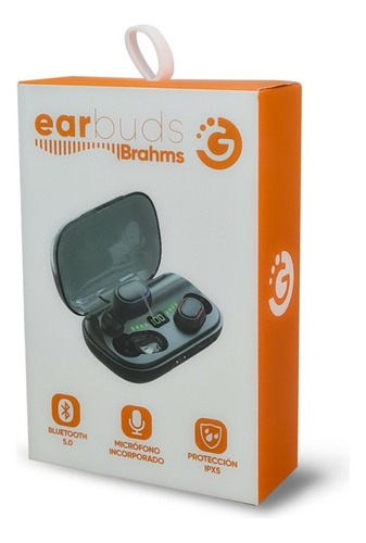 Auriculares Inalambricos Bluetooth Goldtech Brahms | Css® Color Negro