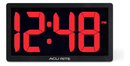 Reloj Digital Led Acurite 75099m De 10 Pulgadas Con Atenuaci