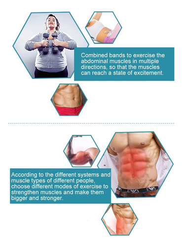 Electro Estimulador Muscular Brazos Piernas Abdomen