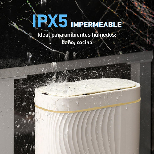 Papelero Basurero Baño Automático Sensor Inteligente Cepillo