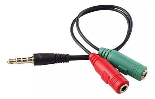 Adaptador Splitter Audio Microfono 2 A 1 Cel