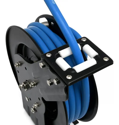 Carrete De Manguera Retráctil Blubird 3/8 X 50' Hd