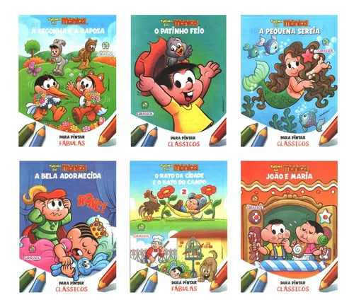 Livro - Turma da Mônica Clássicos Ilustrados para Colorir João e Maria -  Livros de Entretenimento - Magazine Luiza