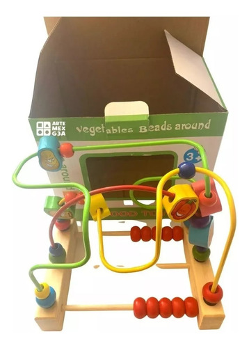 Laberinto Didáctico Pulsómetro Juego De Destreza De Madera