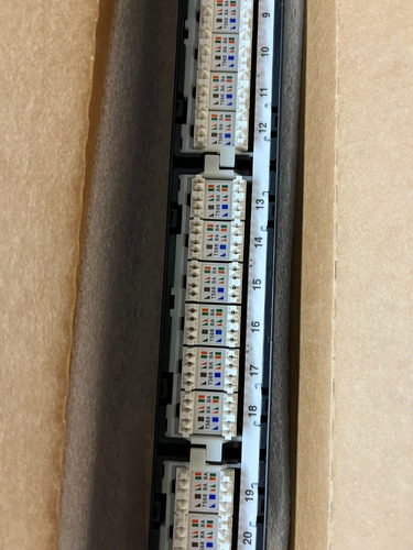 Patchera Rj45 Patch Panel Cat5e Panduit 24 Bocas Oferta!!!