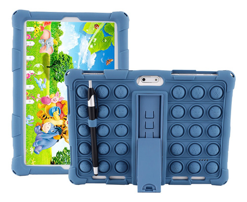 Funda Protectora Pop It Para Tablet 10 Pulgadas Con Cordón