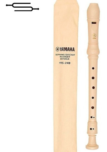 Imagen 1 de 3 de Flauta Dulce Yamaha Soprano Escolar Yrs23 - Envios 