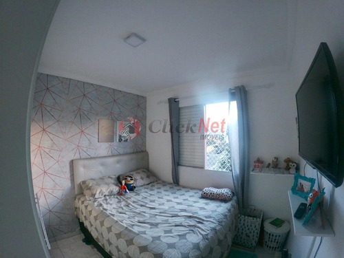 Imagem 8 de 17 de Apartamento Todo Reformado Localizado No Bairro Conceição, Diadema, Com 2 Dormitórios, 1 Vaga, 45 M². - 7016