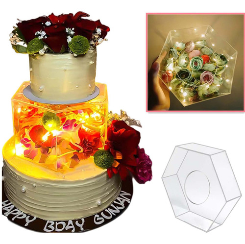 // Soporte De Pilar De Pastel Rellenable Soporte De Flores
