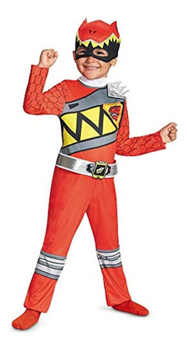 Disfraz De Ranger Rojo Dino Charge Toddler Disfraz Clásico M