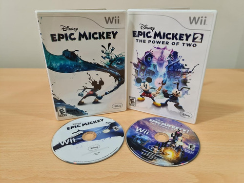 Juegos De Nintendo Wii Originales (epic Mickey 1 Y 2)