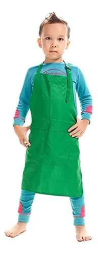 Lissomplume Niños Art Smock Niños Pintura Babero Delantal