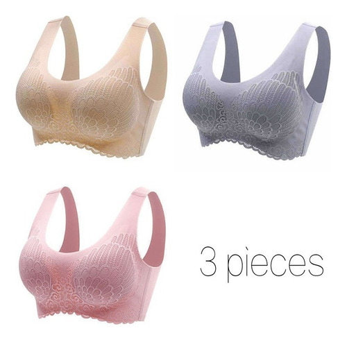 3 Bra 5d Comfort Plus Sujetador Moderno Pechos Baratos