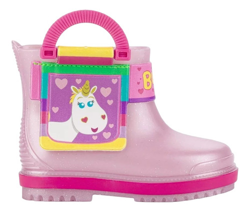 Bota Galocha Baby Unicórnio Toy Story Disney Bff Rosa 22729