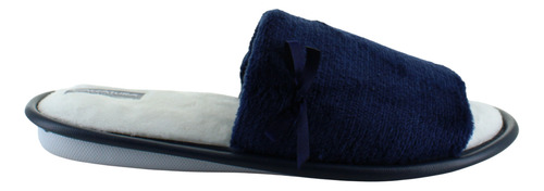 Calzatura Pantufla Sueco Afelpada Confort Moño Mujer 93421