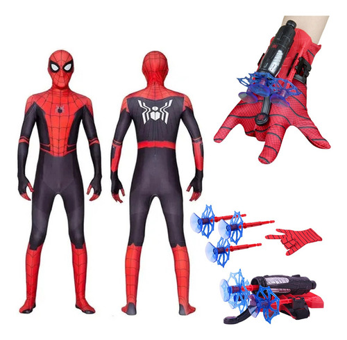 Disfraz Spiderman Para Adultos Y Niños