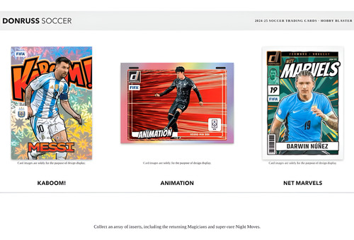 Tcg 24/25 Panini Donruss Soccer 6 Pack Blaster Box Red Cubic