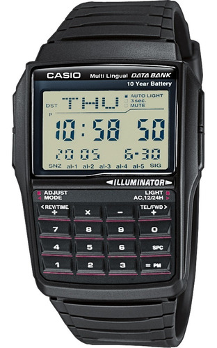 Relogio Casio Dbc 32 Databank Calculadora Alarme Crono Luz